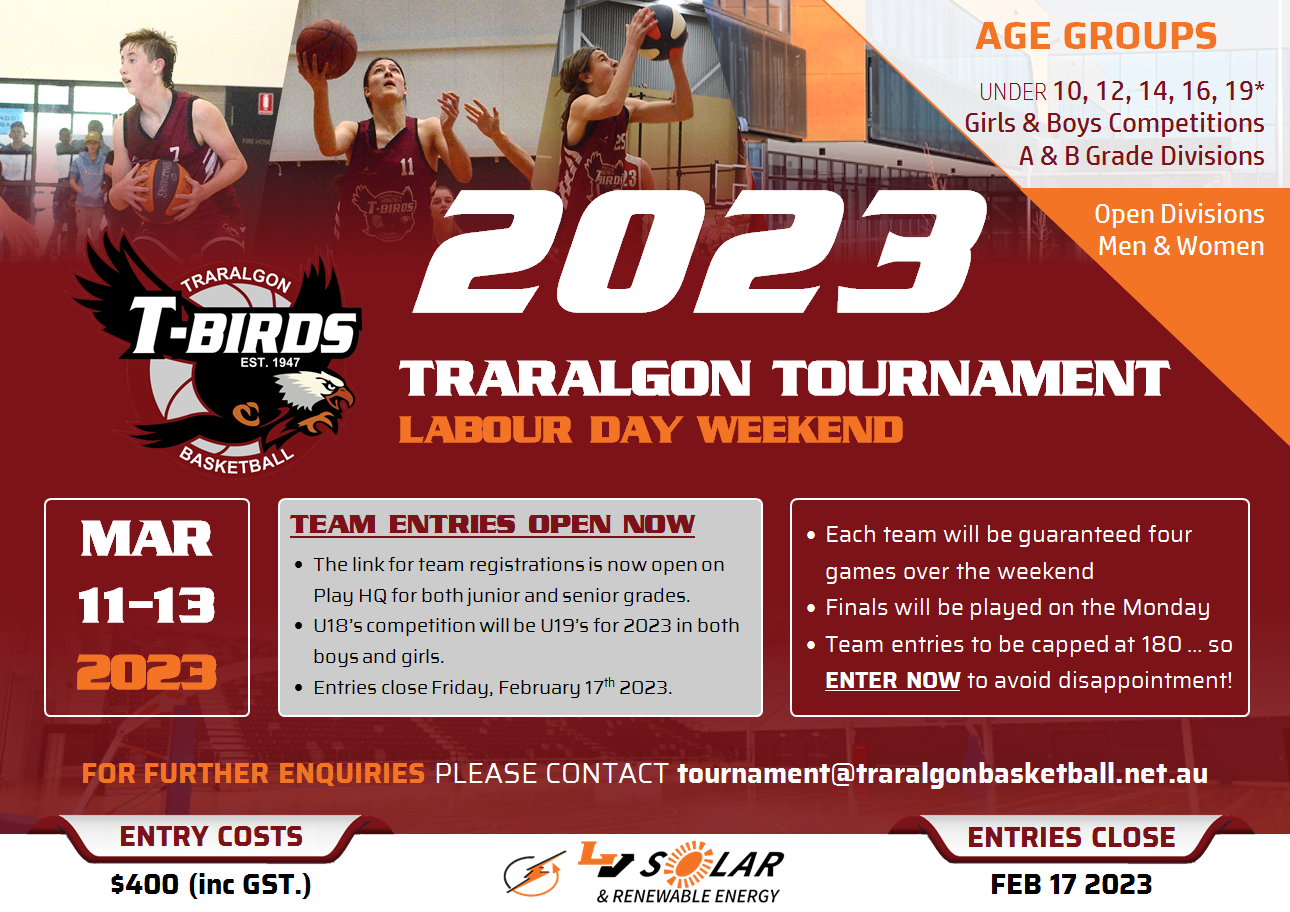 2023 Traralgon “Labour Day” Tournament